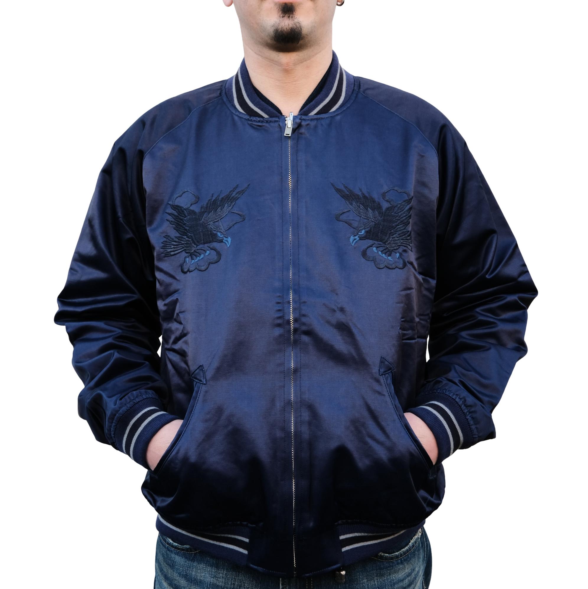 Studio D'Artisan Indigo Dyed Sukajan Jacket