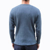 Studio D'Artisan L/S Heavy Thermal Henley (Blue)