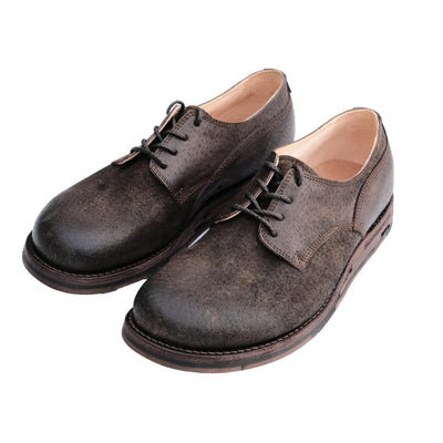 Miyagi Kogyo "Arthful" Derby Shoes - Okayama Denim