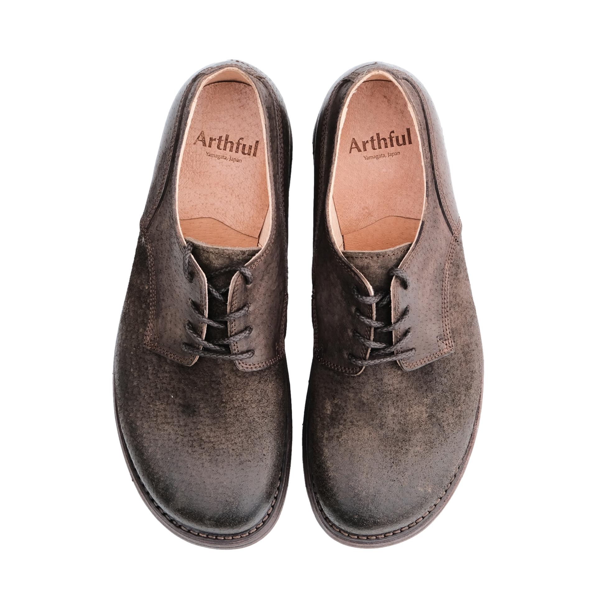 Miyagi Kogyo "Arthful" Derby Shoes - Okayama Denim