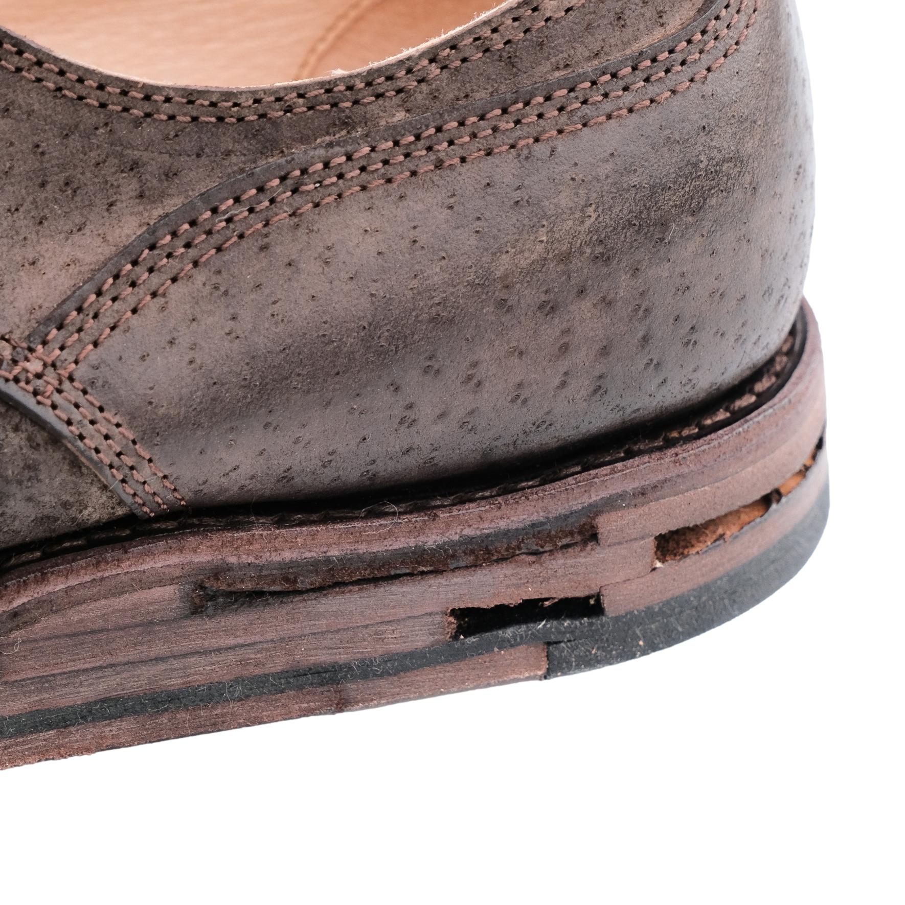 Miyagi Kogyo "Arthful" Derby Shoes - Okayama Denim