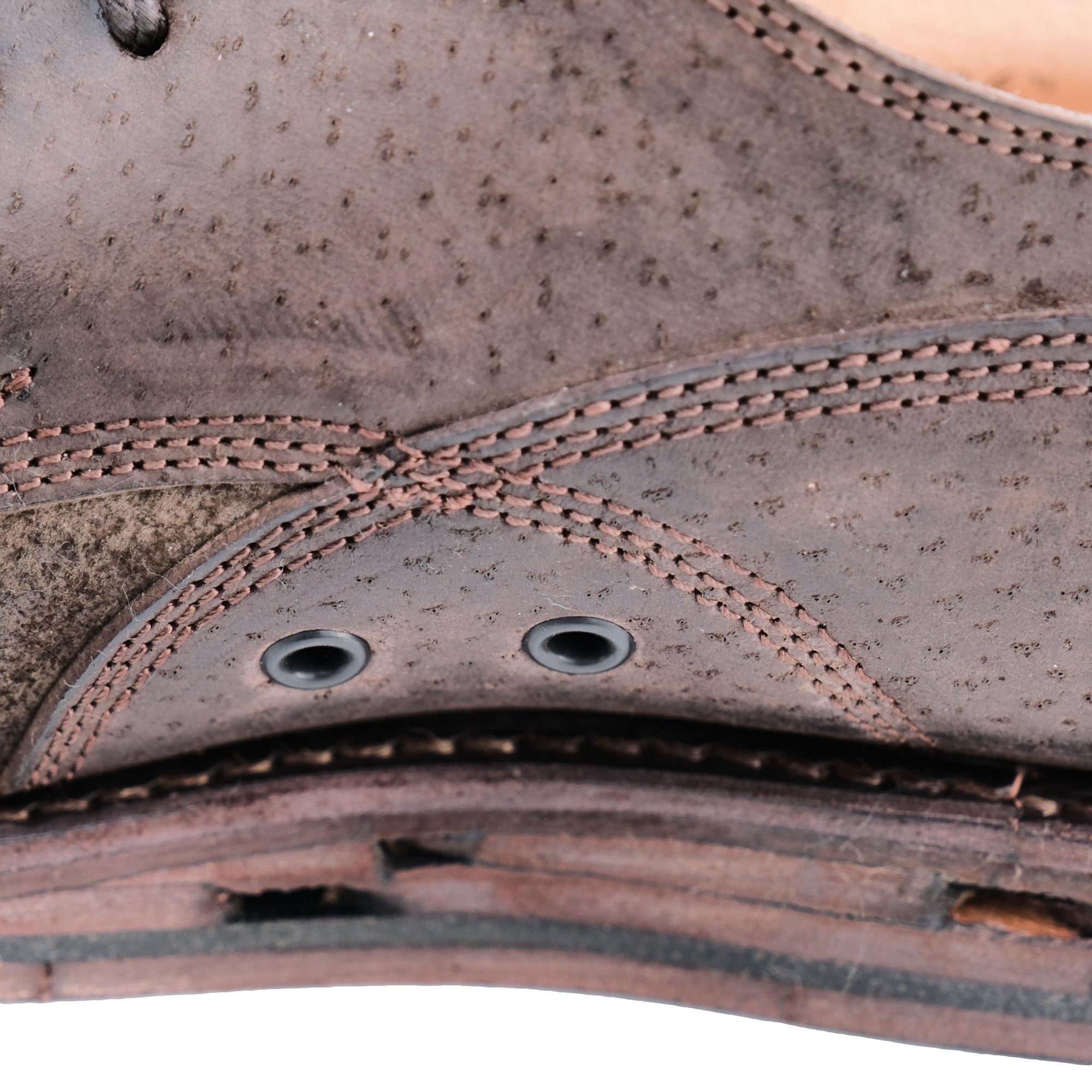 Miyagi Kogyo "Arthful" Derby Shoes - Okayama Denim