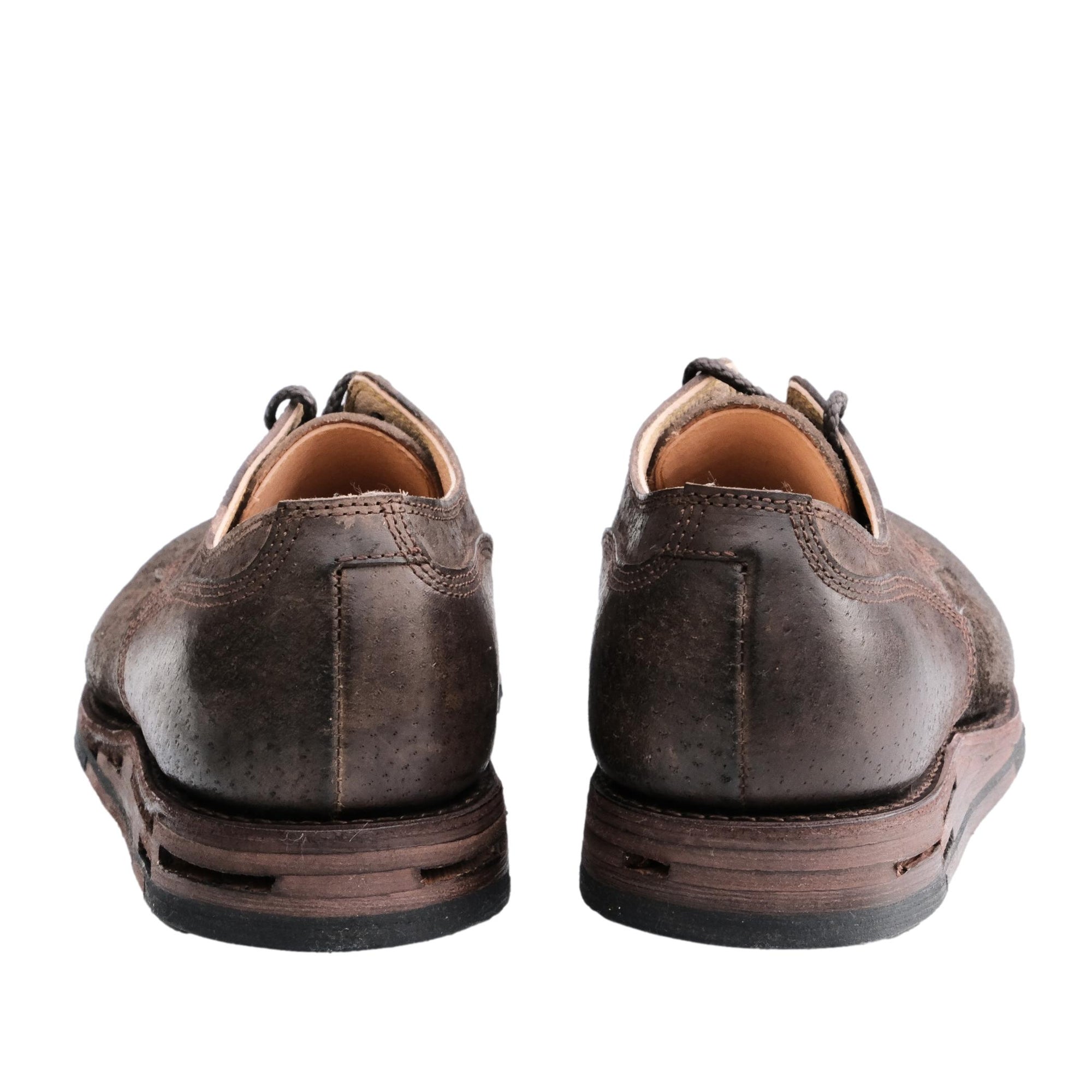 Miyagi Kogyo "Arthful" Derby Shoes - Okayama Denim