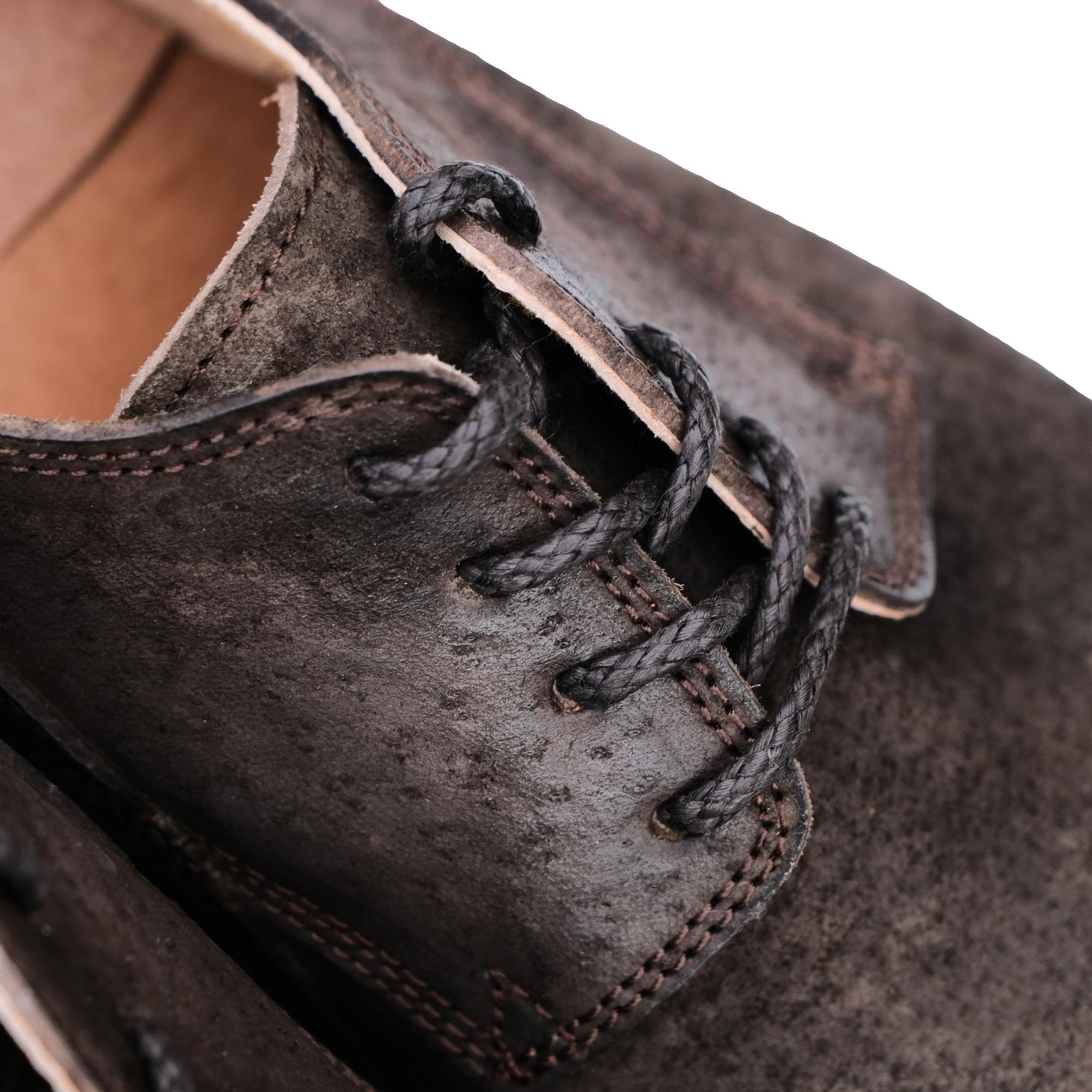 Miyagi Kogyo "Arthful" Derby Shoes - Okayama Denim