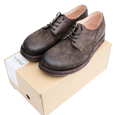 Miyagi Kogyo "Arthful" Derby Shoes - Okayama Denim