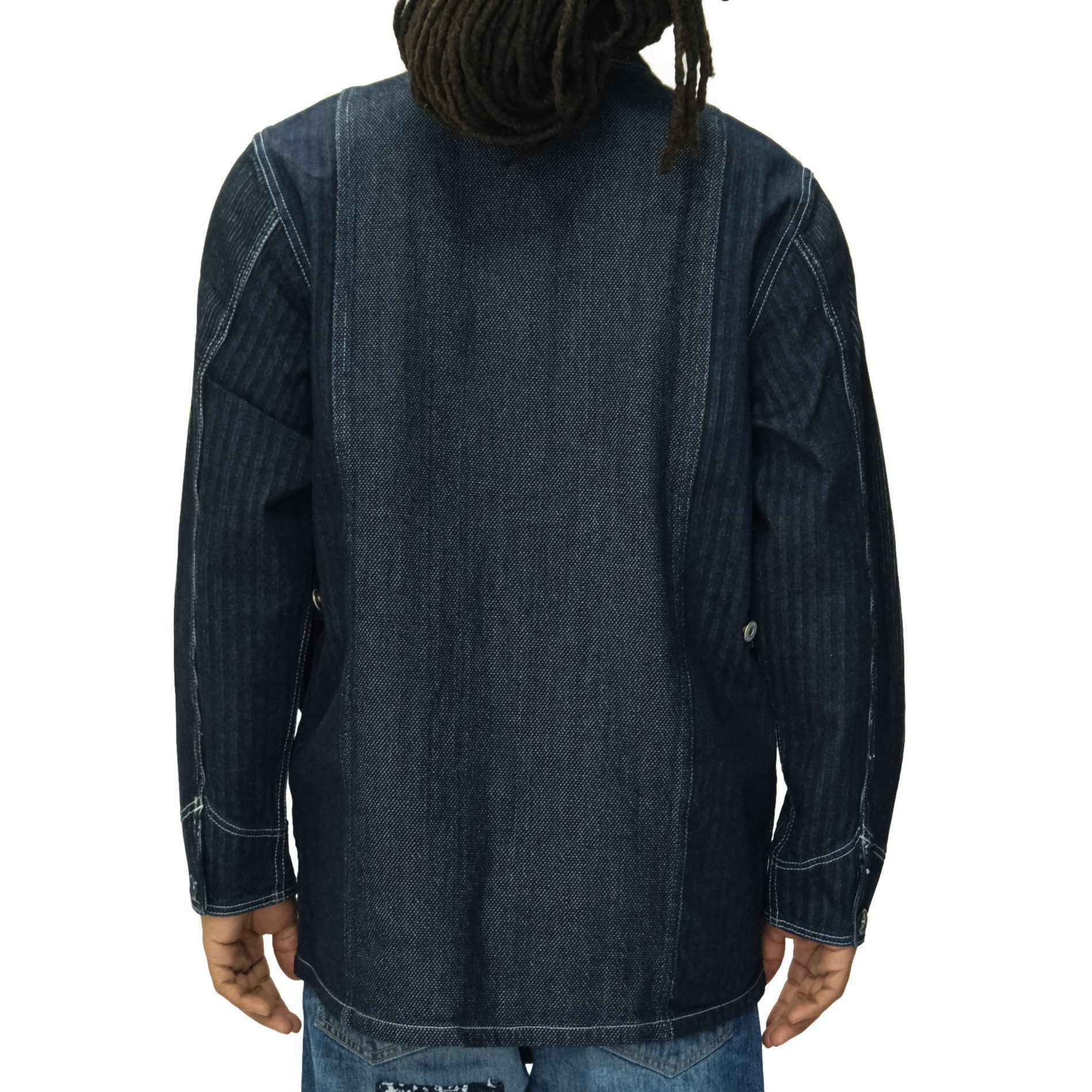 FDMTL Indigo Patchwork Coverall