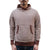 Loop & Weft SZ Vintage Pinborder Knit Hooded Sweatshirt (Brown)