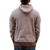 Loop & Weft SZ Vintage Pinborder Knit Hooded Sweatshirt (Brown)