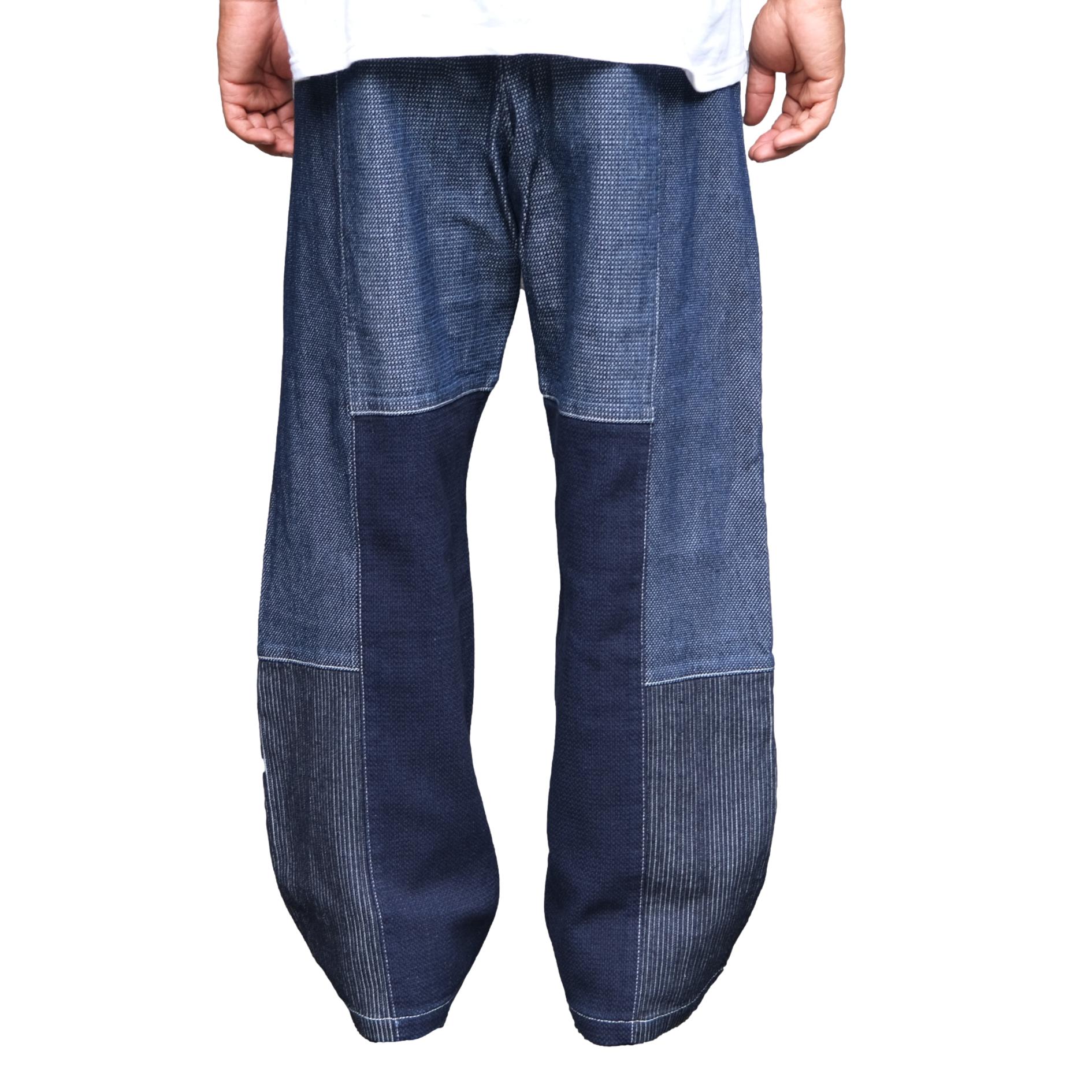 FDMTL Indigo Patchwork Pants (Regular Straight)