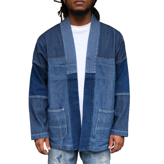 FDMTL Distressed Indigo Boro Patchwork Haori