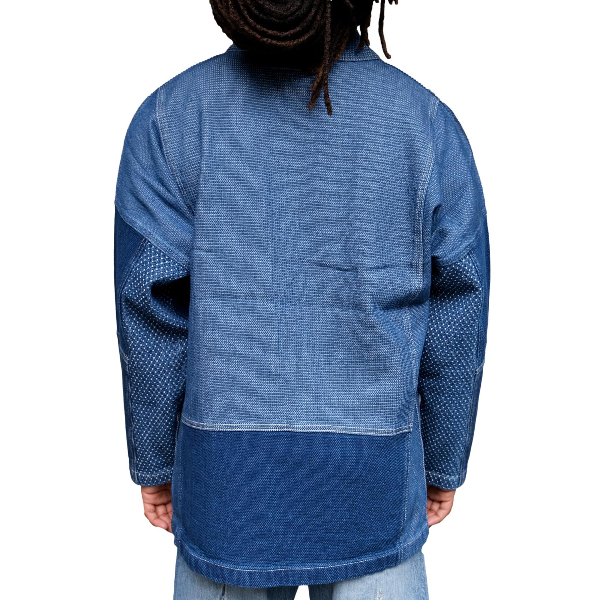 FDMTL Distressed Indigo Boro Patchwork Haori