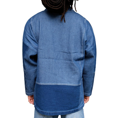 FDMTL Distressed Indigo Boro Patchwork Haori