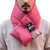 Zanter Recycled PET Bottle Down Scarf (Purple x Pink)