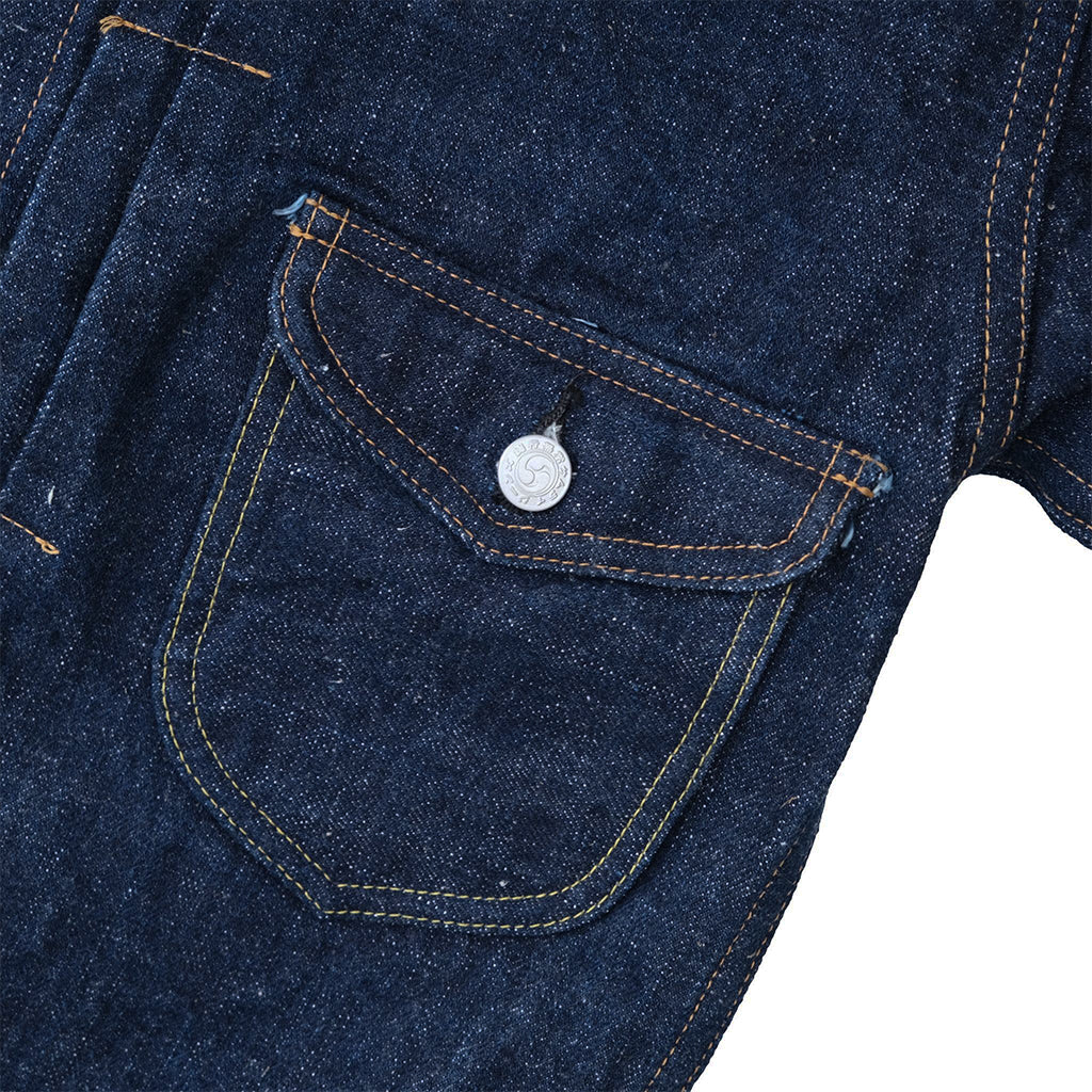 Samurai Jeans S101AX "Ai Plus" Selvedge Jacket - Okayama Denim