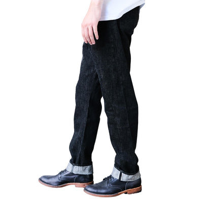 Fullcount 0103BKSS 11.5oz. "Super Smooth" Black Selvedge Jeans (Clean Straight)