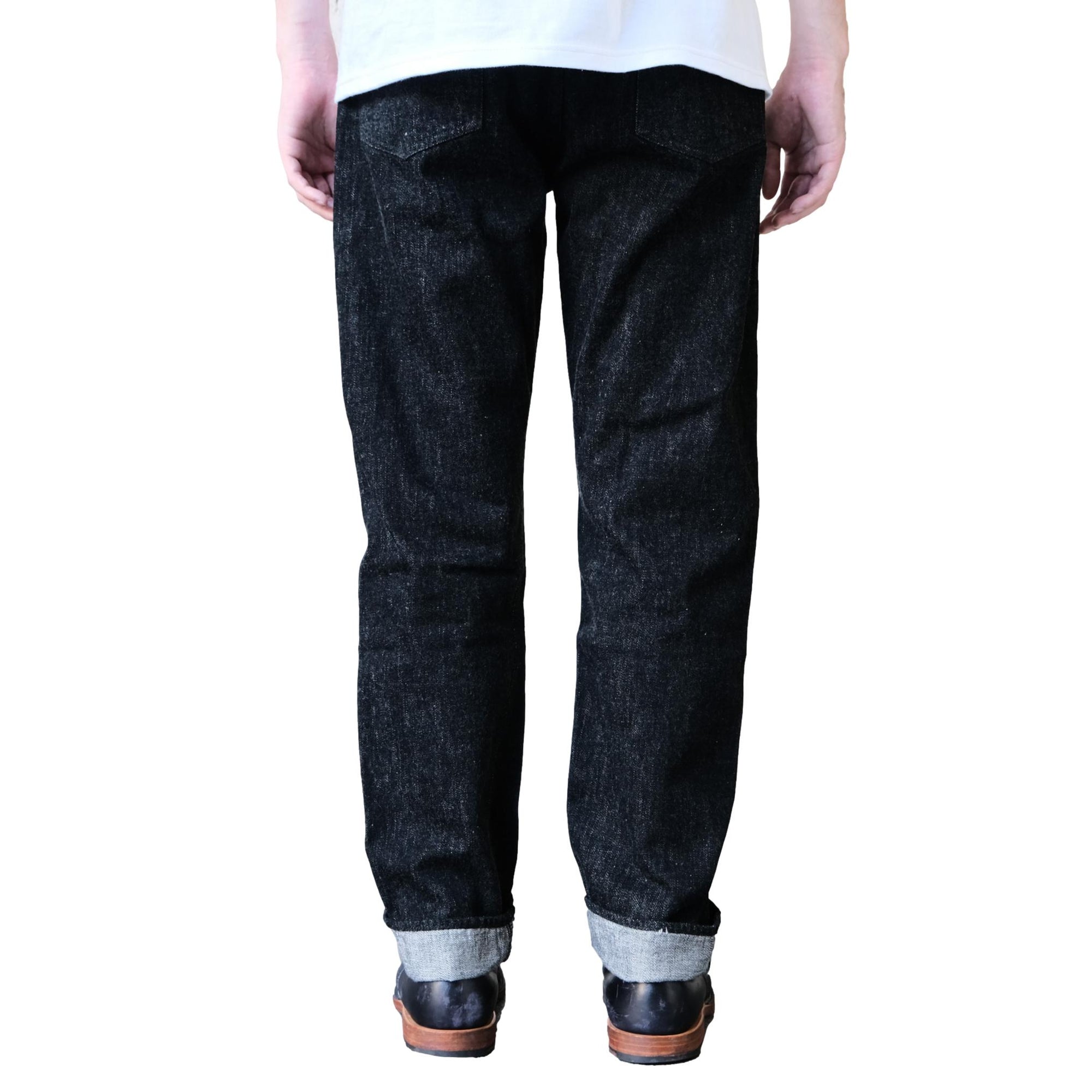 Fullcount 1103BKSS 11.5oz. "Super Smooth" Black Selvedge Jeans (Clean Straight)