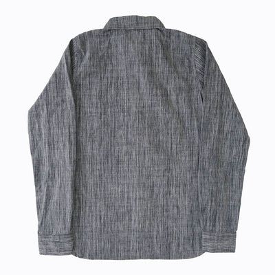 Pure Blue Japan Black Kasuri Chambray Shirt