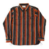 Samurai Jeans SIN23-02 Heavyweight Rope Dyed Indigo x Orange Flannel Shirt