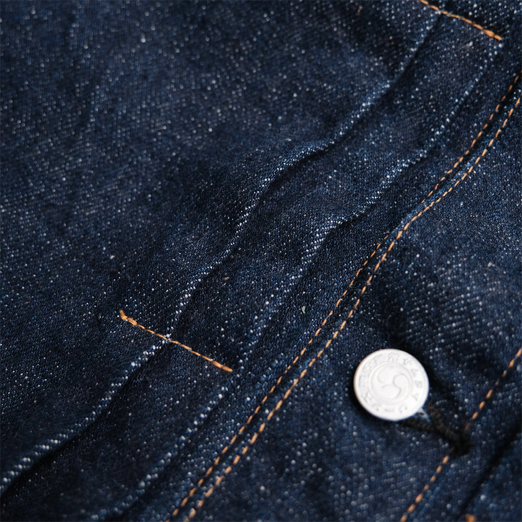 Samurai Jeans S101AX "Ai Plus" Selvedge Jacket - Okayama Denim
