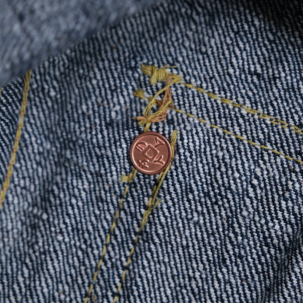 Samurai Jeans S101AX "Ai Plus" Selvedge Jacket - Okayama Denim