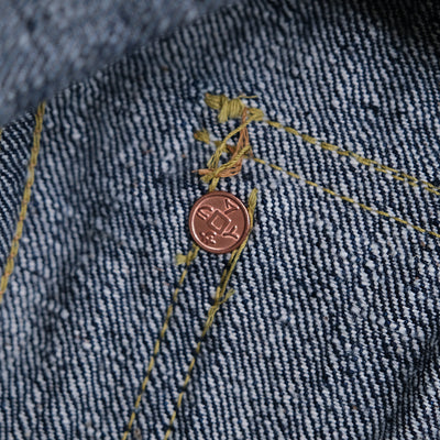 Samurai Jeans S101AX "Ai Plus" Selvedge Jacket - Okayama Denim