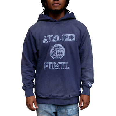 FDMTL Distressed Logo Print Hoodie