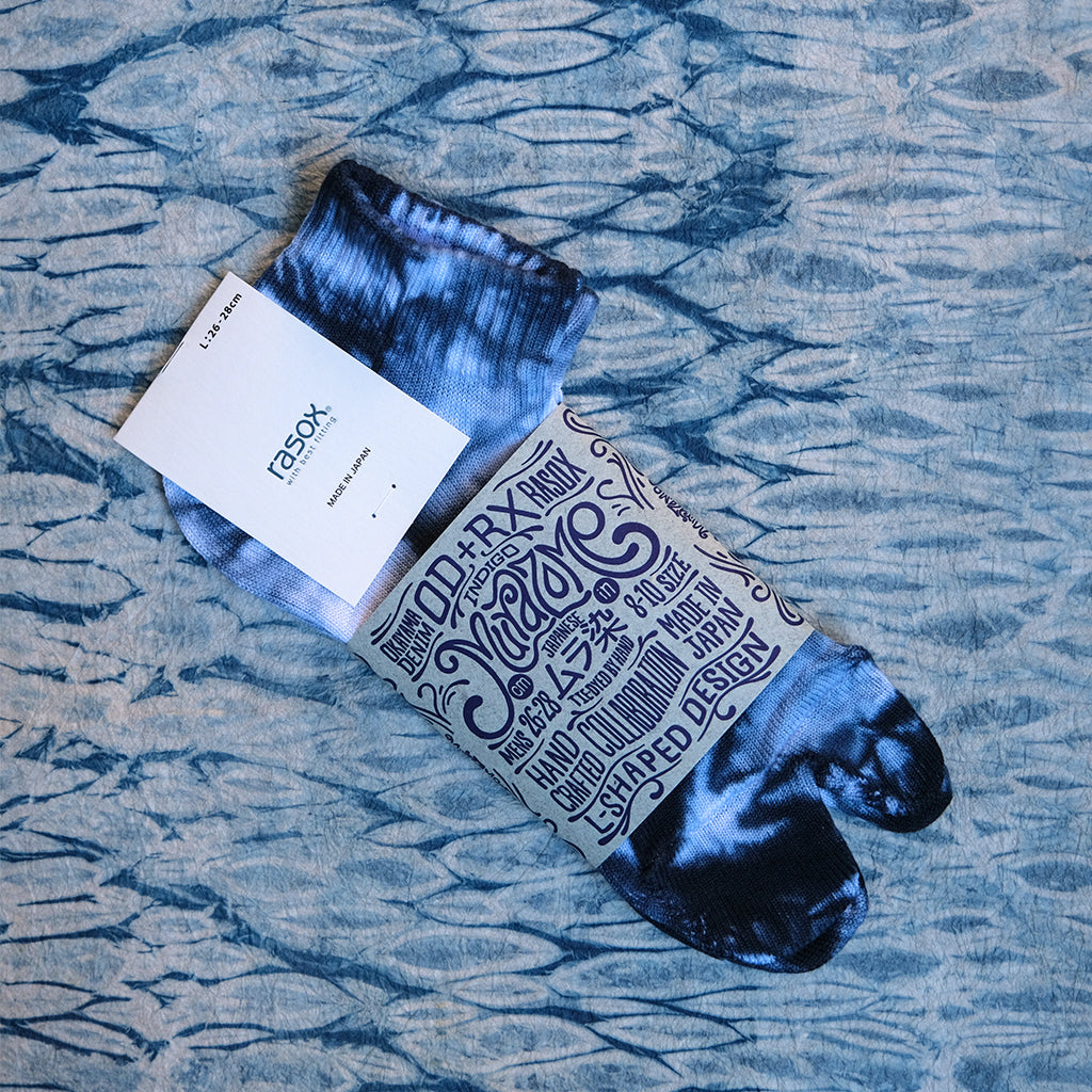 OD+RX Indigo "Murazome" Tabi Socks