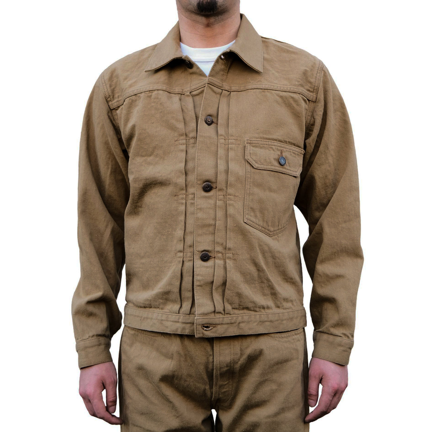 Fullcount 2107BE Beige Type 1 Selvedge Jacket