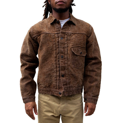[Pre-Order] Studio D'Artisan Hand-dyed "Kakishibu-zome" Type 1 Selvedge Jacket