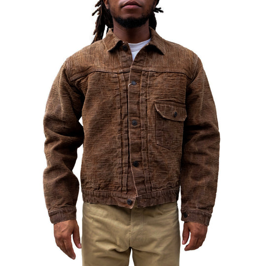 [Pre-Order] Studio D'Artisan Hand-dyed "Kakishibu-zome" Type 1 Selvedge Jacket
