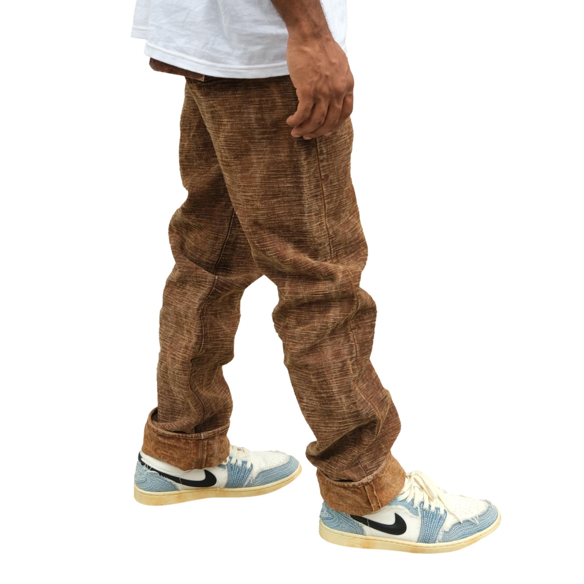 [Pre-Order] Studio D'Artisan Hand-dyed "Kakishibu-zome" Selvedge Jeans (Regular Straight)