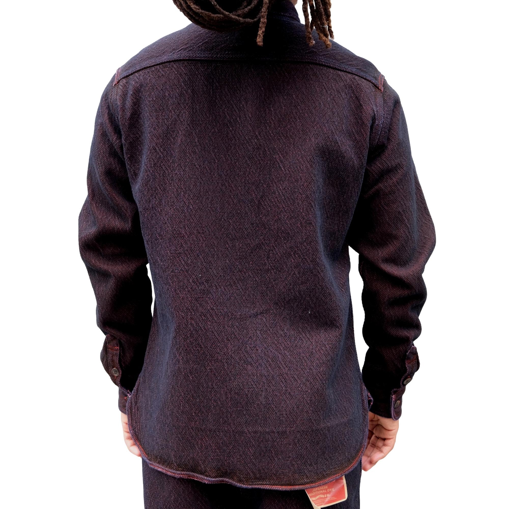 [Pre-Order] Studio D'Artisan "Bengara" Sashiko Work Shirt