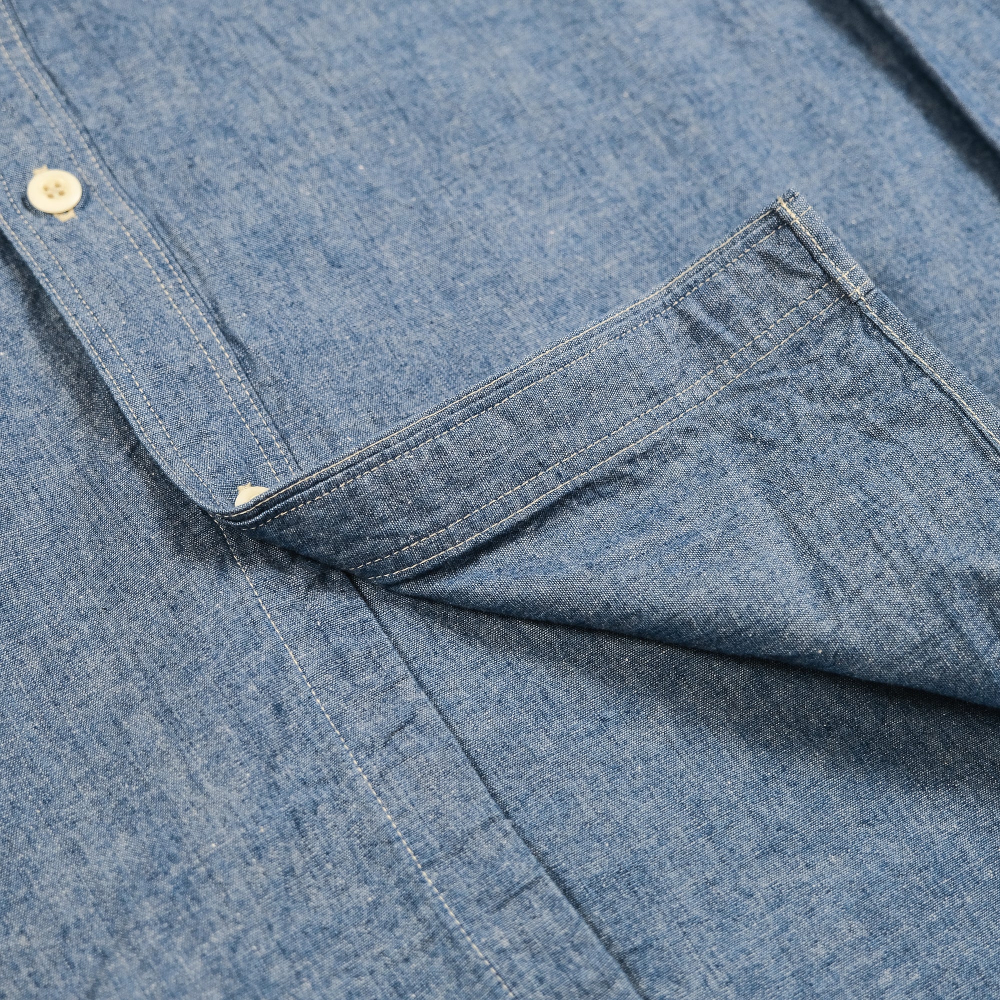 Omoto Denim 5oz. Selvedge Chambray Work Shirt
