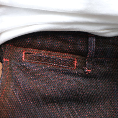 [Pre-Order] Studio D'Artisan "Bengara" Sashiko Pants (Regular Straight)