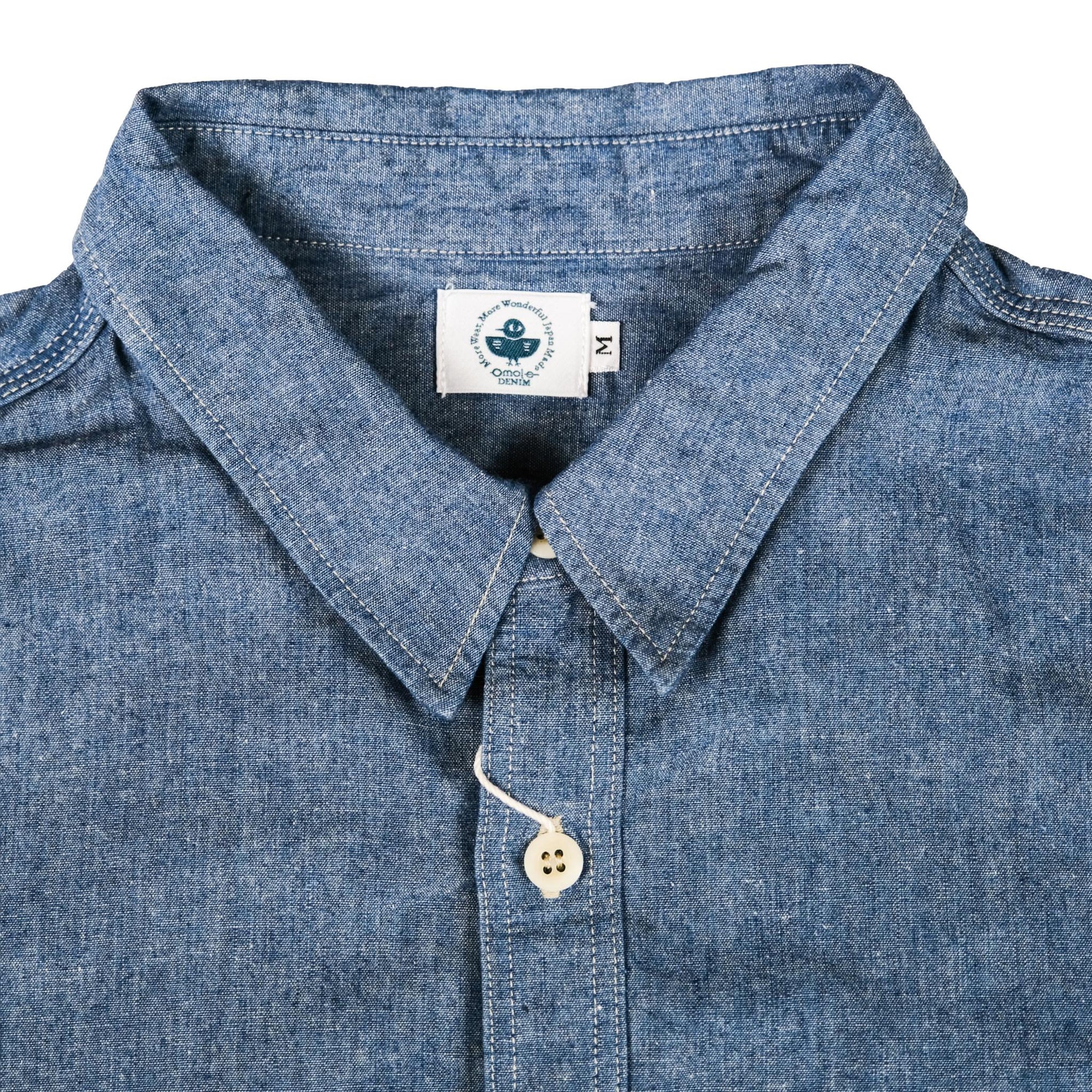 Omoto Denim 5oz. Selvedge Chambray Work Shirt