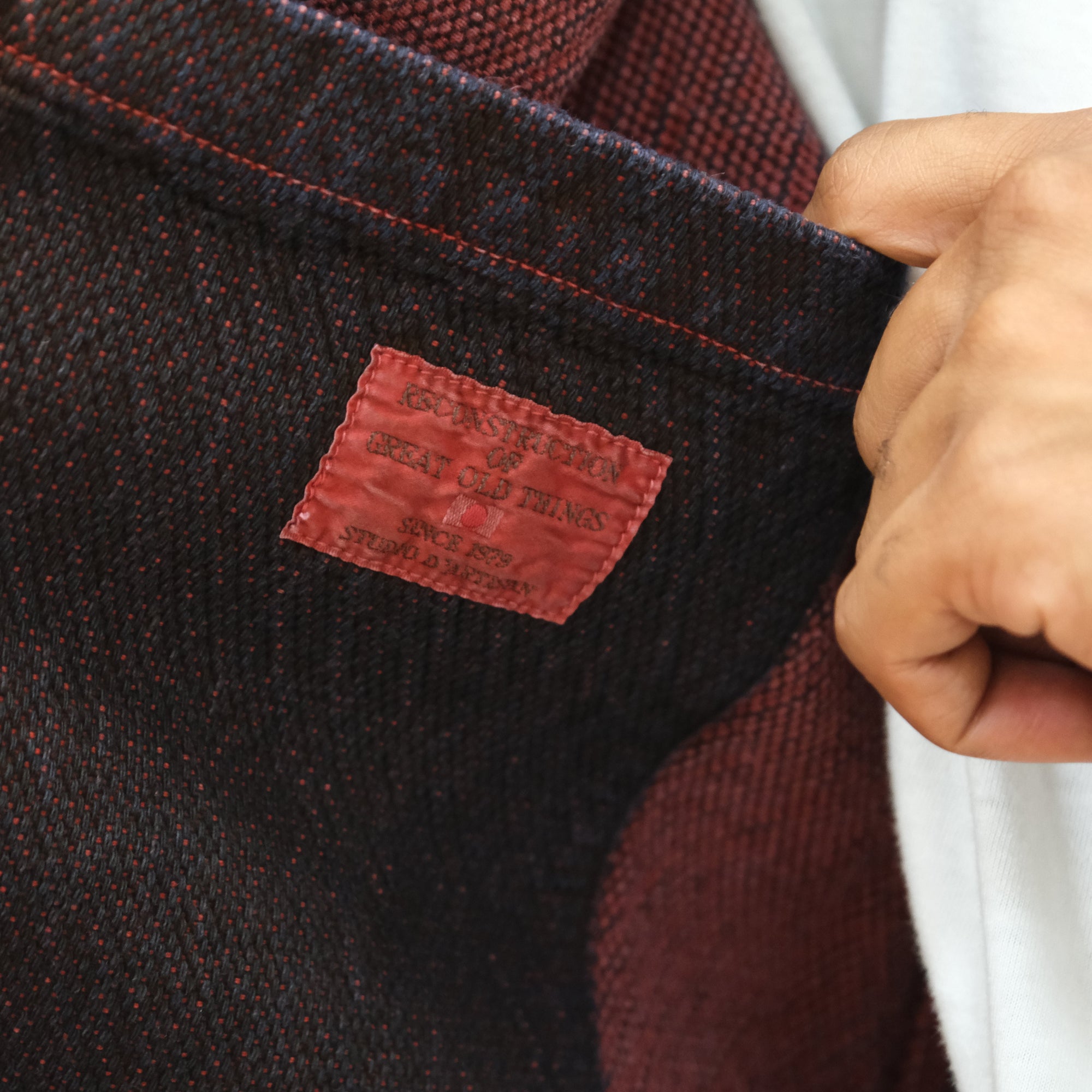 [Pre-Order] Studio D'Artisan "Bengara" Sashiko Coverall