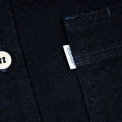 Omoto Denim "Ichimatsu" Indigo Selvedge Work Shirt