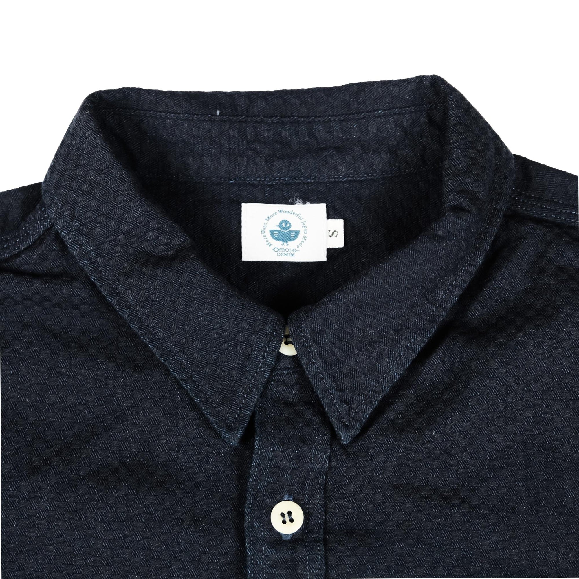 Omoto Denim "Ichimatsu" Indigo Selvedge Work Shirt