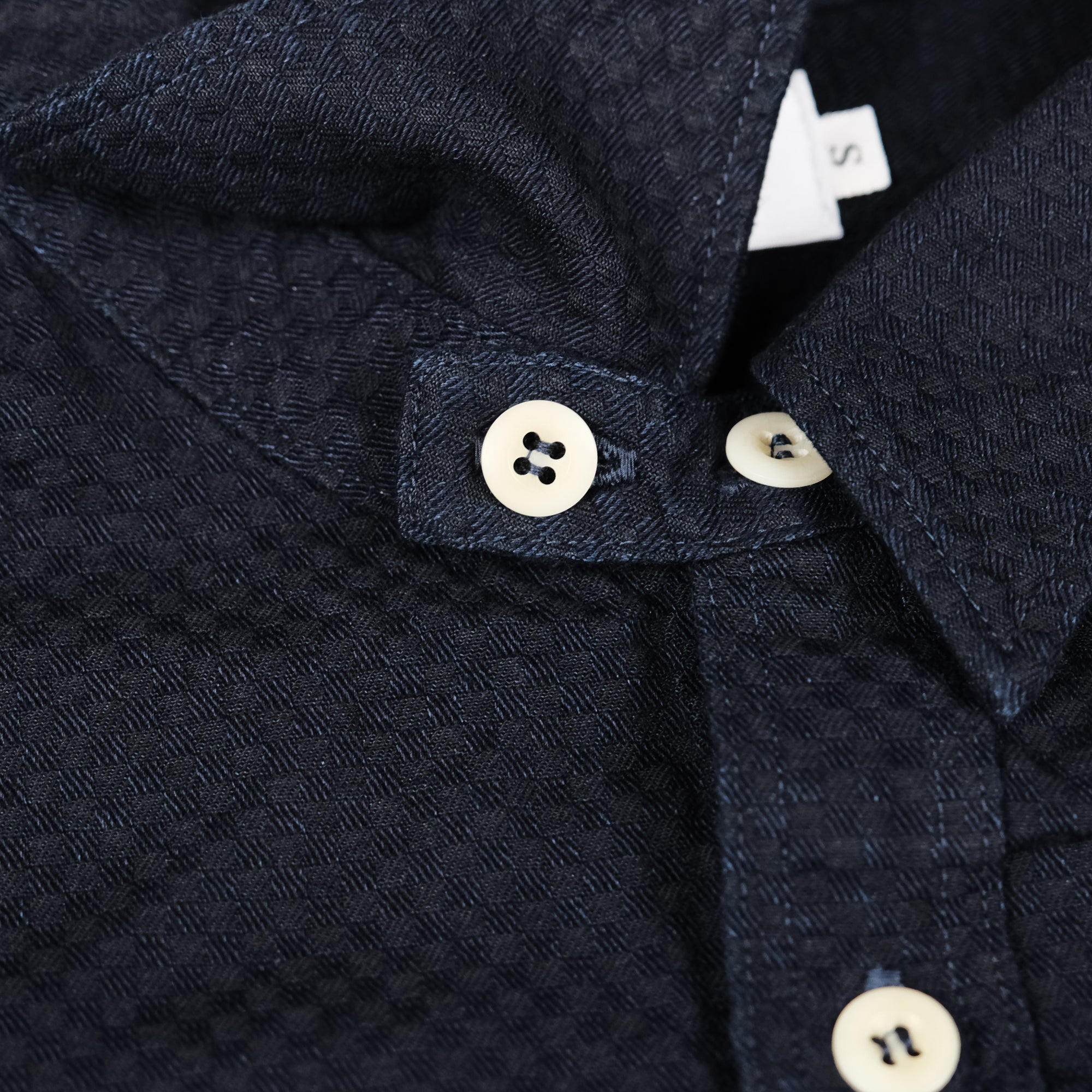 Omoto Denim "Ichimatsu" Indigo Selvedge Work Shirt