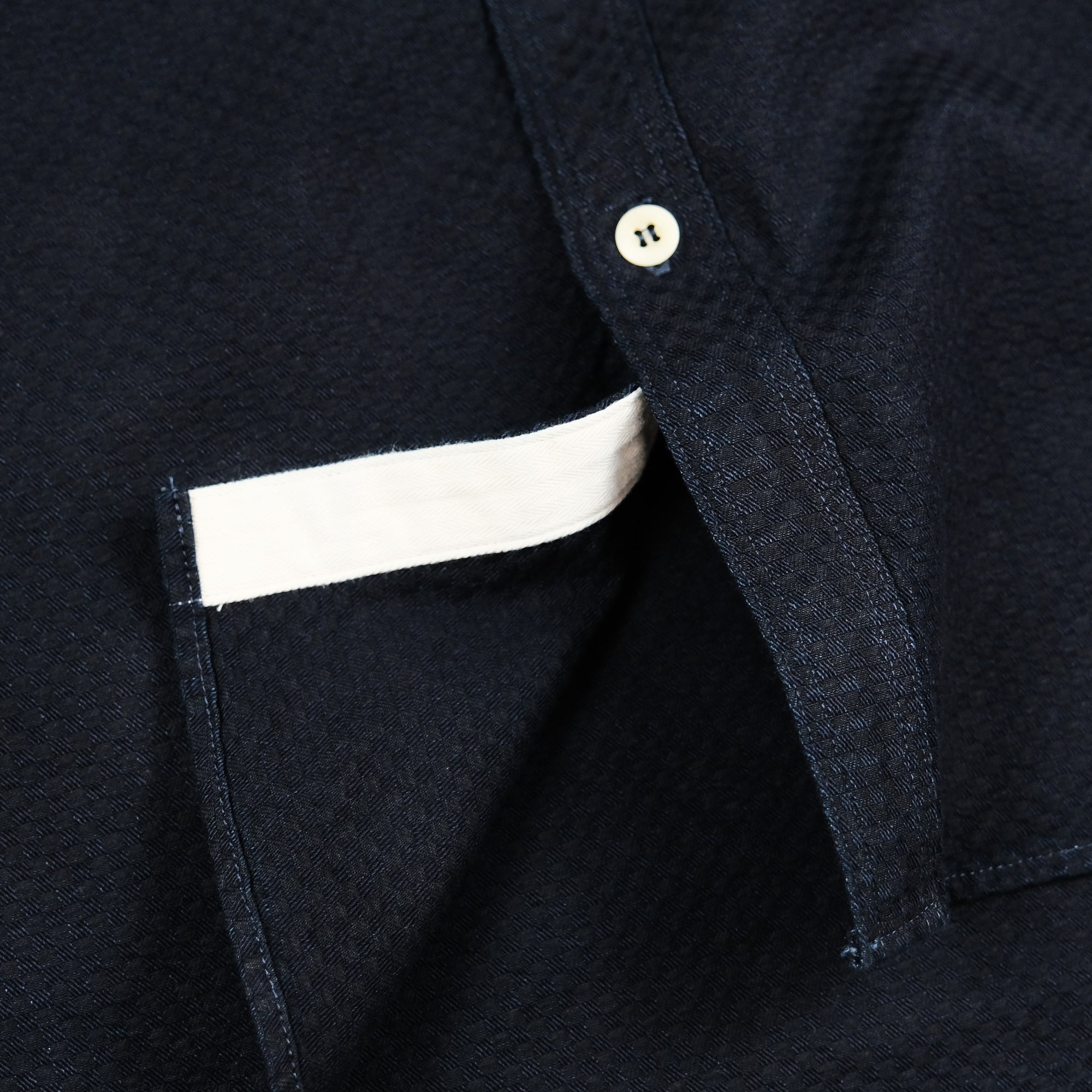 Omoto Denim "Ichimatsu" Indigo Selvedge Work Shirt