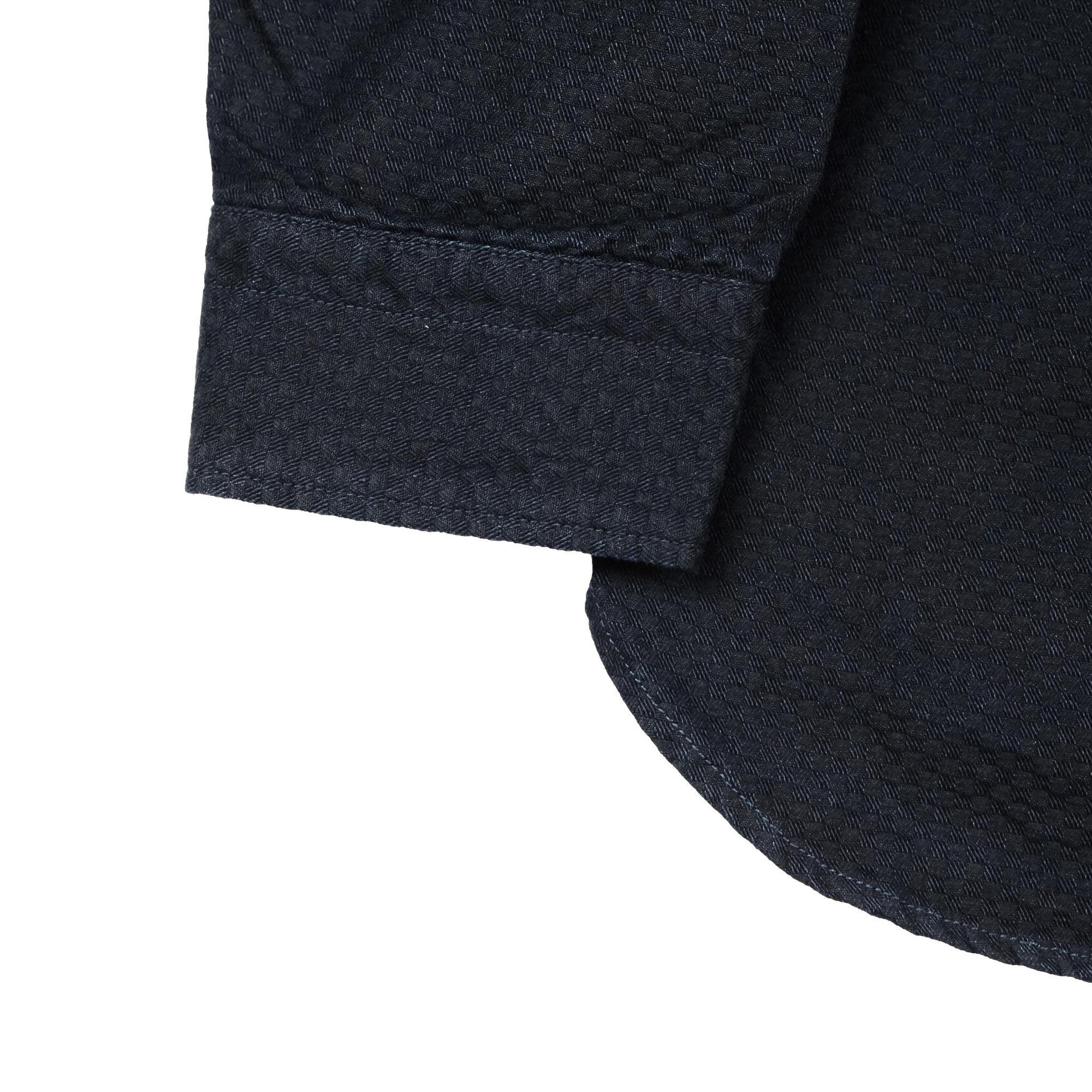 Omoto Denim "Ichimatsu" Indigo Selvedge Work Shirt