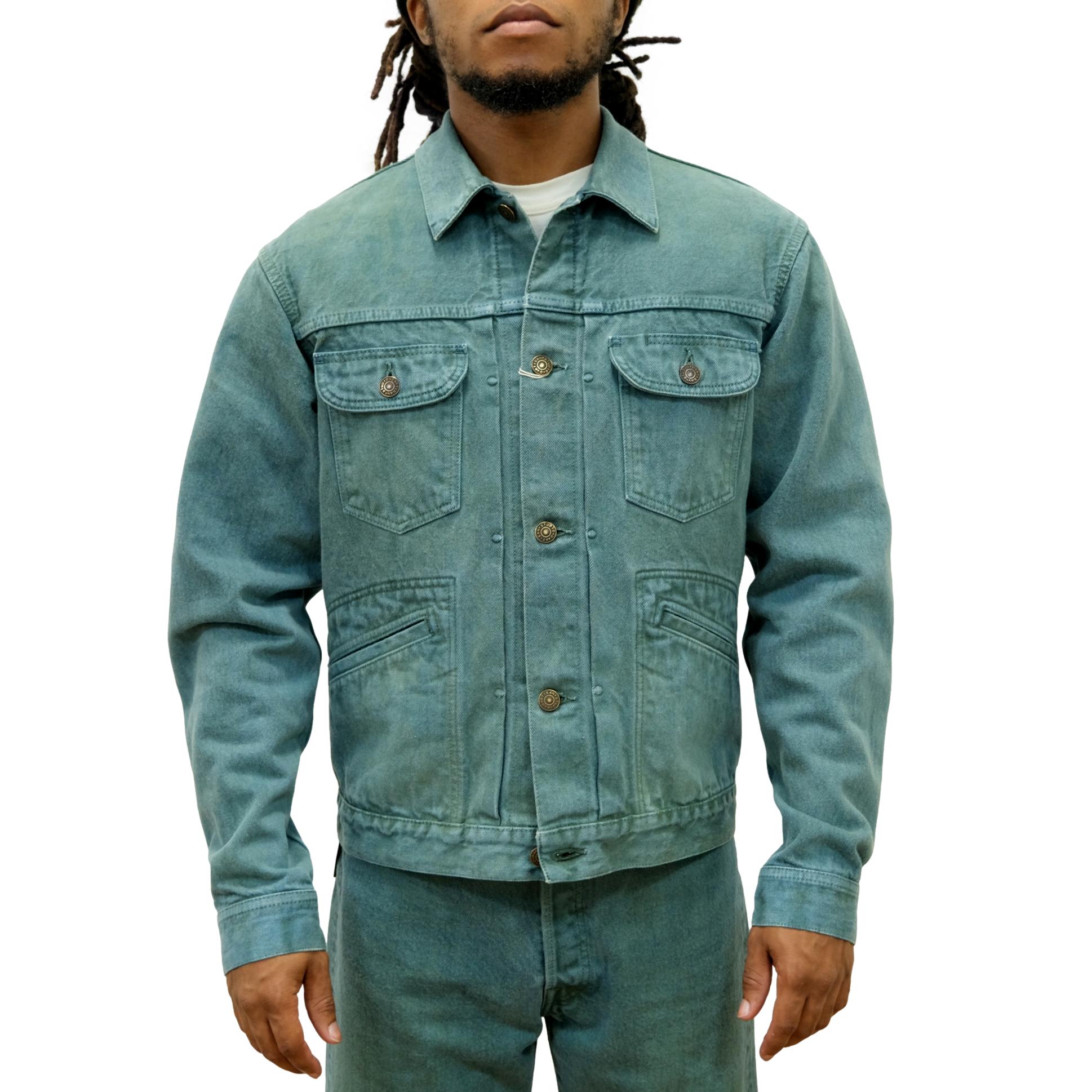[Pre-Order] Studio D'Artisan "Indigo Green" Selvedge Jacket