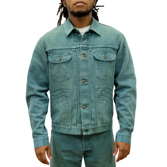 [Pre-Order] Studio D'Artisan "Indigo Green" Selvedge Jacket