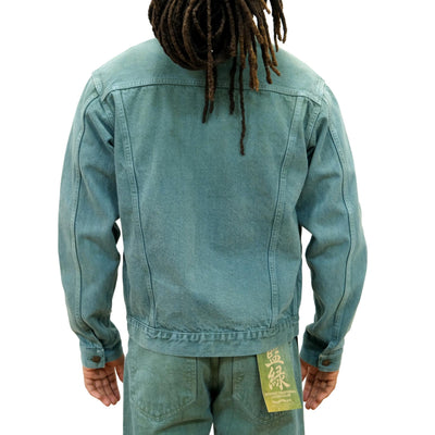 [Pre-Order] Studio D'Artisan "Indigo Green" Selvedge Jacket