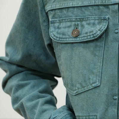 [Pre-Order] Studio D'Artisan "Indigo Green" Selvedge Jacket