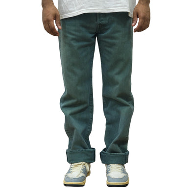 [Pre-Order] Studio D'Artisan "Indigo Green" Selvedge Jeans (Regular Straight)