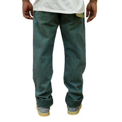 [Pre-Order] Studio D'Artisan "Indigo Green" Selvedge Jeans (Regular Straight)