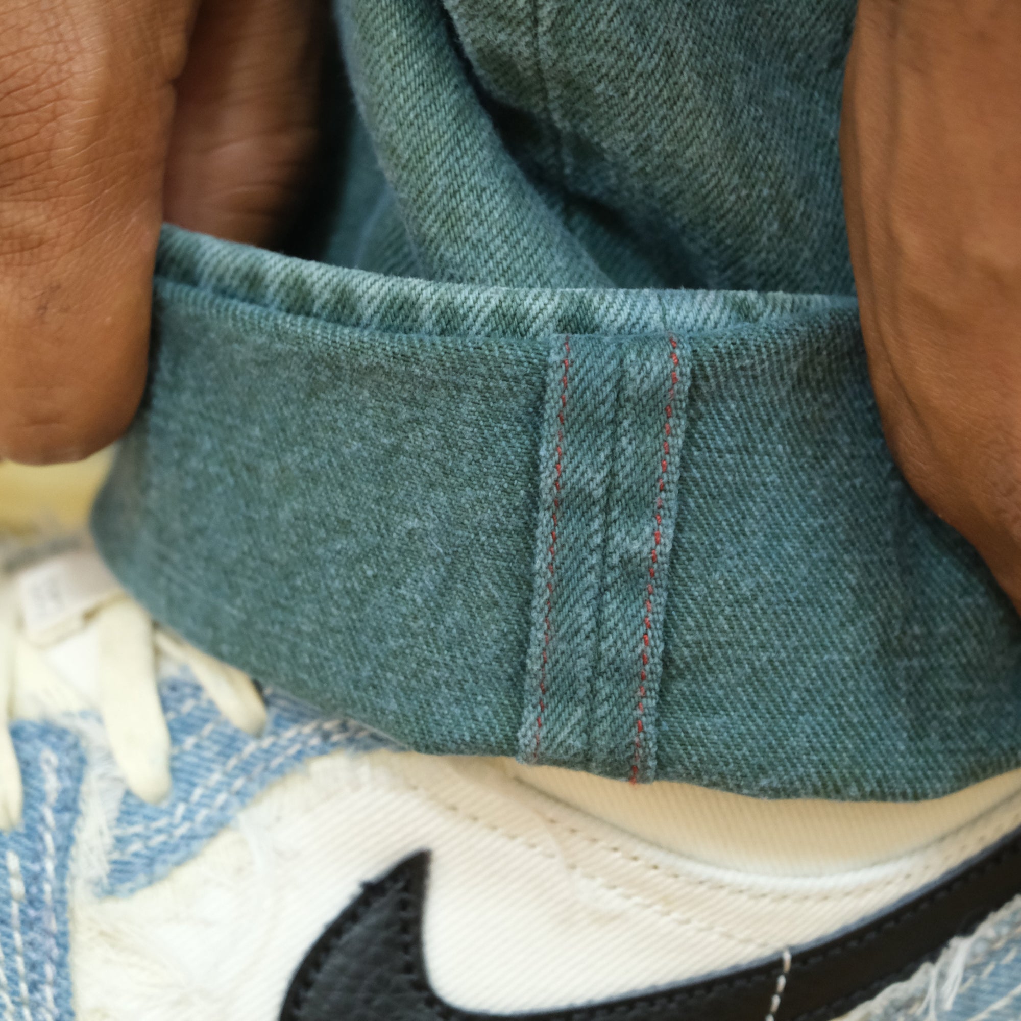 [Pre-Order] Studio D'Artisan "Indigo Green" Selvedge Jeans (Regular Straight)