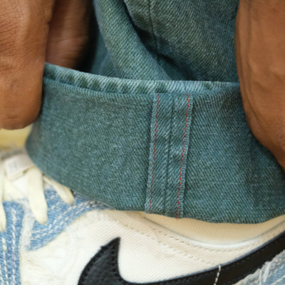 [Pre-Order] Studio D'Artisan "Indigo Green" Selvedge Jeans (Regular Straight)