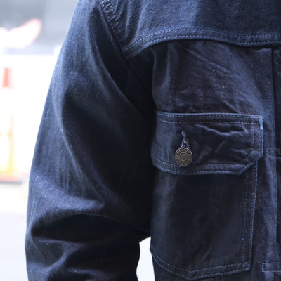 [Pre-Order] Studio D'Artisan Double Indigo Type 2 Selvedge Jacket